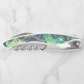 抽象芸術カラフルコルクねじ ソムリエナイフ (裏面)