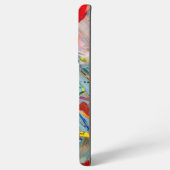 抽象芸術カラフルサムスン銀河系21電話ケース SAMSUNG GALAXYケース (裏面横)