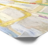 抽象芸術カラフルサンシャインアート ポスター (角)