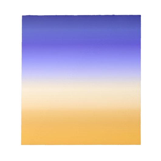 抽象芸術カラフルサンライズインスパイアアートワーク ノートパッド (正面)