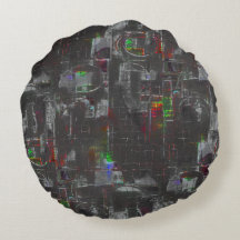 抽象芸術カラフルスケッチジュートの下の暗い夜