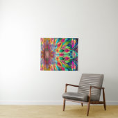 抽象芸術カラフルステンドグラス タペストリー (インサイチュ(横))