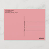 抽象芸術カラフルスノーフレークスハッピーホリデーズシーズン ポストカード (裏面)