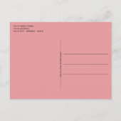 抽象芸術カラフルスノーフレークスハッピーホリデーズシーズン ポストカード (裏面)