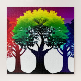 抽象芸術カラフルスペクトル ジグソーパズル