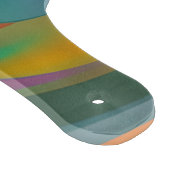 抽象芸術カラフルスワーズオレンジブルーグリーンピンク カッティングボード (角)