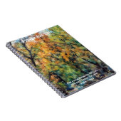 抽象芸術カラフルツリーズバイブル祈りの言葉ジャーナル ノートブック (右側)