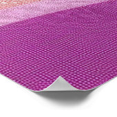 抽象芸術カラフルツリーデザイン ポスター (角)