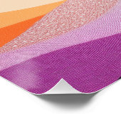 抽象芸術カラフルツリーデザイン ポスター (コーナー)