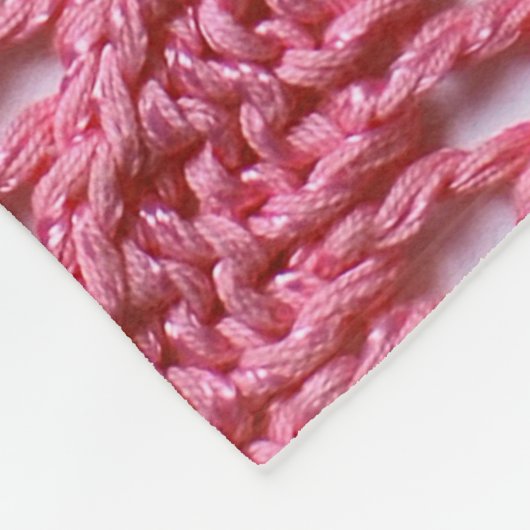 抽象芸術カラフルテクスチャー、スポーク編み フリースブランケット (角)