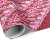 抽象芸術カラフルテクスチャー、スポーク編み ラッピングペーパー (ロールコーナー)