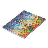 抽象芸術カラフルテクスチャ ノートパッド (回転)