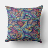 抽象芸術カラフルデザイン クッション (正面)