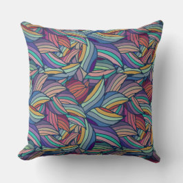 抽象芸術カラフルデザイン クッション