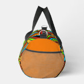 抽象芸術カラフルデザイン ダッフルバッグ (右)