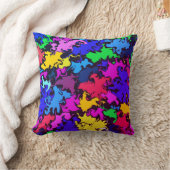 抽象芸術カラフルトウィル/マイアミ クッション (ブランケット)