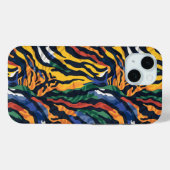 抽象芸術カラフルトラストライプー Case-Mate iPhoneケース (裏面 (横))
