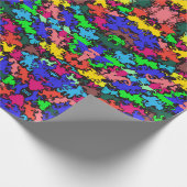 抽象芸術カラフルトロール/ハーフブリック/ ラッピングペーパー (角)