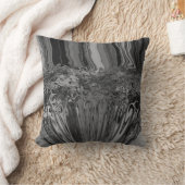 抽象芸術カラフルトワイラーズプッシュ&ピンチ/ B & W クッション (ブランケット)