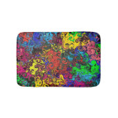 抽象芸術カラフルトワイラー/ バスマット (正面)