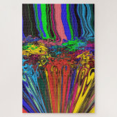 抽象芸術カラフルトワイラー/プッシュ&ピンチ/ ジグソーパズル (縦)