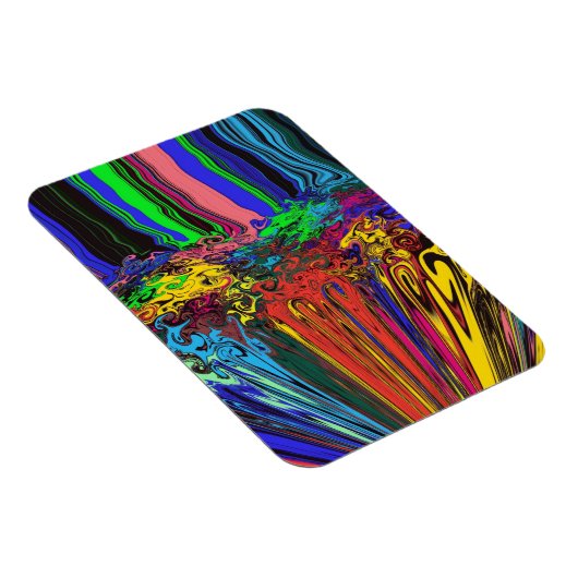 抽象芸術カラフルトワイラー/プッシュ&ピンチ/ マグネット (右側)