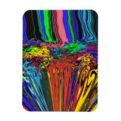 抽象芸術カラフルトワイラー/プッシュ&ピンチ/ マグネット (縦)