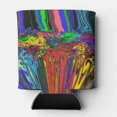 抽象芸術カラフルトワイラー/プッシュ&ピンチ/ 缶クーラー (裏面)