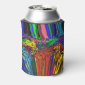 抽象芸術カラフルトワイラー/プッシュ&ピンチ/ 缶クーラー (缶裏面)