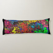 抽象芸術カラフルトワイラー/ ボディピロー (裏面)