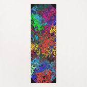 抽象芸術カラフルトワイラー/ ヨガマット (正面)