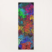 抽象芸術カラフルトワイラー/ ヨガマット (裏面)