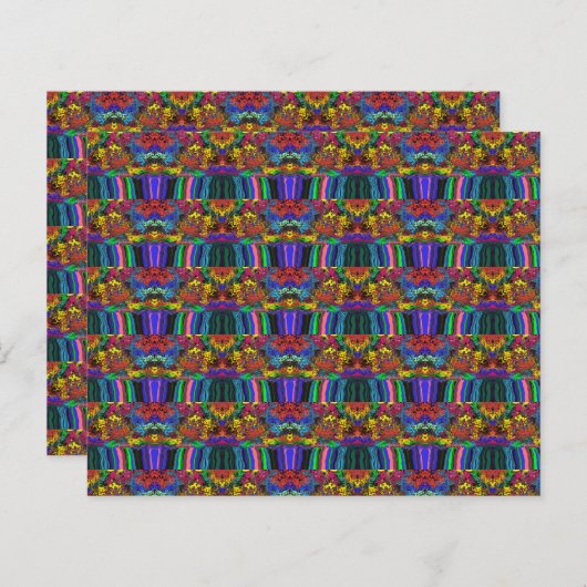 抽象芸術カラフルトワイラー/押し/ハーフドロップ/