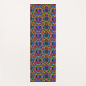 抽象芸術カラフルトワイラー/押し/ハーフドロップ/ ヨガマット (正面)