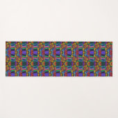 抽象芸術カラフルトワイラー/押し/ハーフドロップ/ ヨガマット (正面(横))