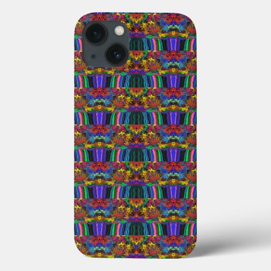 抽象芸術カラフルトワイラー/押し/ハーフドロップ/ Case-Mate iPhoneケース (裏面)