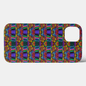 抽象芸術カラフルトワイラー/押し/ハーフドロップ/ Case-Mate iPhoneケース (裏面 (横))