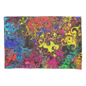 抽象芸術カラフルトワイラー/ 枕カバー (正面)