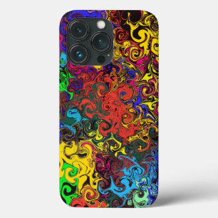 抽象芸術カラフルトワイラー/ iPhone 13 PROケース