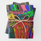 抽象芸術カラフルトワイラー/ P & P /フィルター/ ラッピングペーパーシート (インサイチュ)