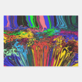 抽象芸術カラフルトワイラー/ P & P /フィルター/ ラッピングペーパーシート (正面)