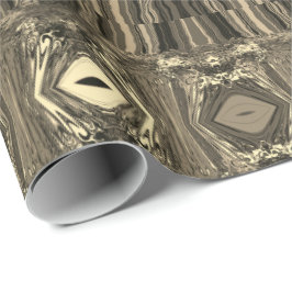 抽象芸術カラフルトワイラーP & Pハーフブリックセピア ラッピングペーパー