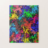抽象芸術カラフルトワイリ ジグソーパズル (縦)