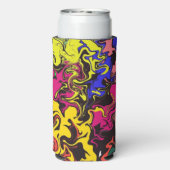 抽象芸術カラフルトワイリ スリム缶クーラー (Seltzer裏面)