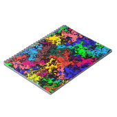 抽象芸術カラフルトワイリ ノートブック (左側)