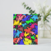 抽象芸術カラフルトワル/スクラップブック紙 (スタンド正面)