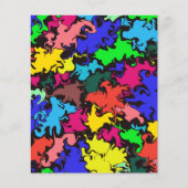 抽象芸術カラフルトワル/スクラップブック紙 (正面)