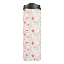 抽象芸術カラフルハートパターン タンブラー