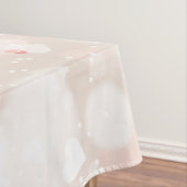 抽象芸術カラフルハートパターン テーブルクロス (インサイチュ)