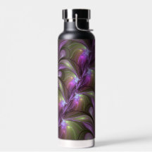 抽象芸術カラフルバイオレットパープルカーキフラクタルアート